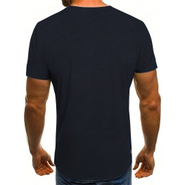 Vintage Car & Letter Pattern Print Men's Comfy Chic T-shirt, Graphic Tee Men's Summer Outdoor Clothes, Men's Clothing, Tops For Men, Gift For Men Vintage Car & Letter Pattern Print Men's Comfy Chic T-shirt, Graphic Tee Men's Summer Outdoor Clothes, Men's Clothing, Tops For Men, Gift For Men