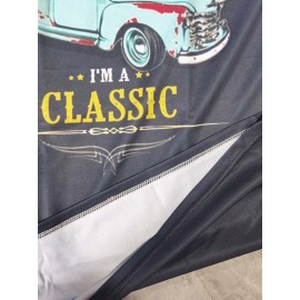 Vintage Car & Letter Pattern Print Men's Comfy Chic T-shirt, Graphic Tee Men's Summer Outdoor Clothes, Men's Clothing, Tops For Men, Gift For Men Vintage Car & Letter Pattern Print Men's Comfy Chic T-shirt, Graphic Tee Men's Summer Outdoor Clothes, Men's Clothing, Tops For Men, Gift For Men