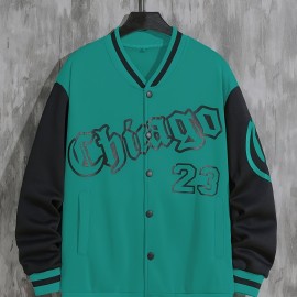 Spring And Autumn Street Men's Fashion Trend Loose Casual Baseball Uniform Jacket, Suitable For Outdoor And Dating Spring And Autumn Street Men's Fashion Trend Loose Casual Baseball Uniform Jacket, Suitable For Outdoor And Dating
