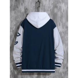 Spring And Autumn Street Men's Fashion Trend Loose Casual Baseball Uniform Jacket, Suitable For Outdoor And Dating Spring And Autumn Street Men's Fashion Trend Loose Casual Baseball Uniform Jacket, Suitable For Outdoor And Dating
