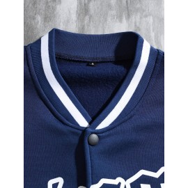Spring And Autumn Street Men's Fashion Trend Loose Casual Baseball Uniform Jacket, Suitable For Outdoor And Dating Spring And Autumn Street Men's Fashion Trend Loose Casual Baseball Uniform Jacket, Suitable For Outdoor And Dating