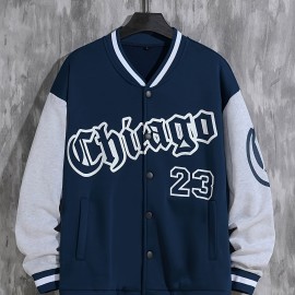 Spring And Autumn Street Men's Fashion Trend Loose Casual Baseball Uniform Jacket, Suitable For Outdoor And Dating Spring And Autumn Street Men's Fashion Trend Loose Casual Baseball Uniform Jacket, Suitable For Outdoor And Dating