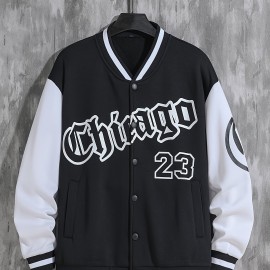 Spring And Autumn Street Men's Fashion Trend Loose Casual Baseball Uniform Jacket, Suitable For Outdoor And Dating Spring And Autumn Street Men's Fashion Trend Loose Casual Baseball Uniform Jacket, Suitable For Outdoor And Dating