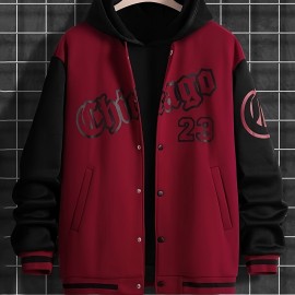 Spring And Autumn Street Men's Fashion Trend Loose Casual Baseball Uniform Jacket, Suitable For Outdoor And Dating Spring And Autumn Street Men's Fashion Trend Loose Casual Baseball Uniform Jacket, Suitable For Outdoor And Dating