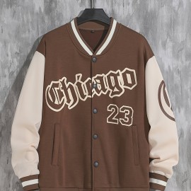 Spring And Autumn Street Men's Fashion Trend Loose Casual Baseball Uniform Jacket, Suitable For Outdoor And Dating Spring And Autumn Street Men's Fashion Trend Loose Casual Baseball Uniform Jacket, Suitable For Outdoor And Dating