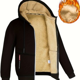 Lamb Velvet Autumn And Winter Sweater Men's Hooded New Trendy Handsome Solid Color Jacket Plus Velvet Thickened Clothes Lamb Velvet Autumn And Winter Sweater Men's Hooded New Trendy Handsome Solid Color Jacket Plus Velvet Thickened Clothes